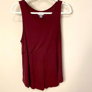 Maroon tank top